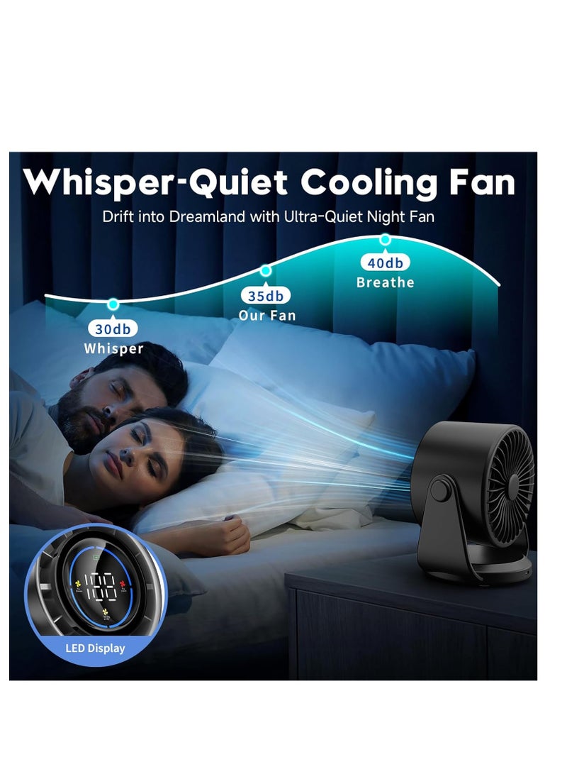 general Adjustable Tilt, 7.5-inch, Rechargeable Battery, Wall-Mouted Design for Home, Office, Travel Dark - Image 5