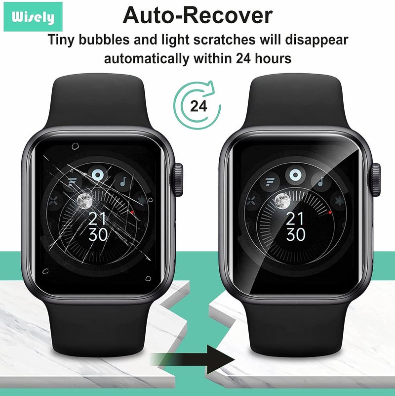 Wisely |Pack of 3pc| Screen Guard Protector Compatible For Fireboltt Ring X 2.01" Anti Shock, Anti-Scratch, HD Clear, Full Cover - Image 4