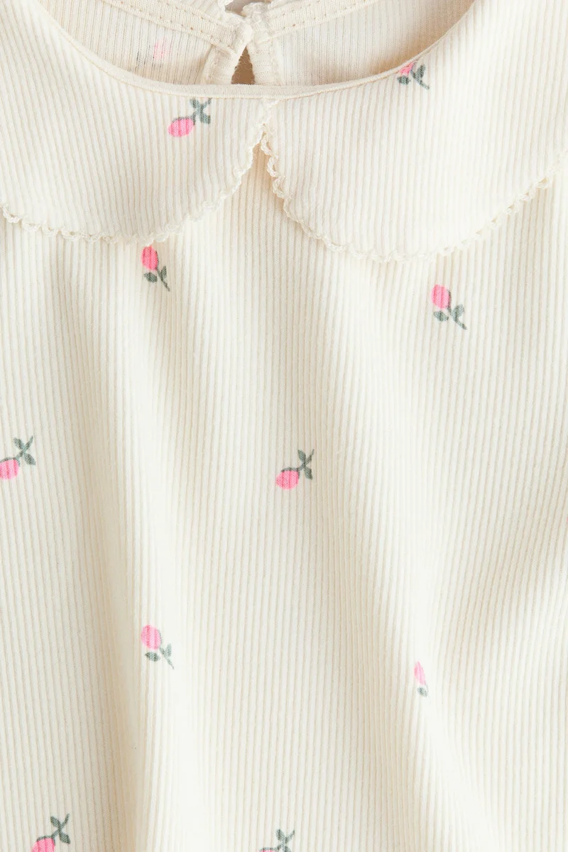 H&M Collared jersey top