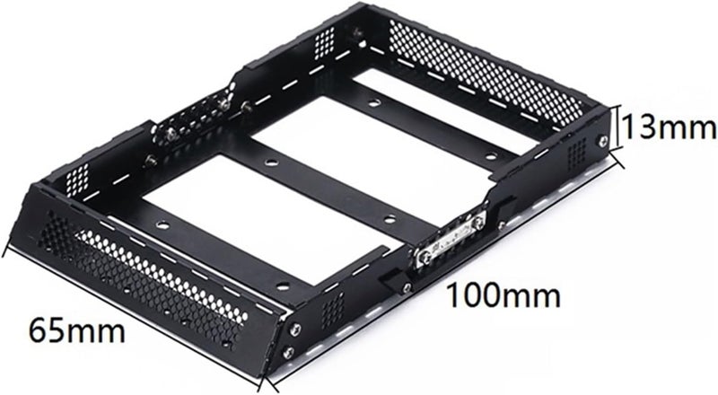 Yurefax Metal Luggage Carrier Roof Rack for 1/24 RC Crawler Car - Image 2