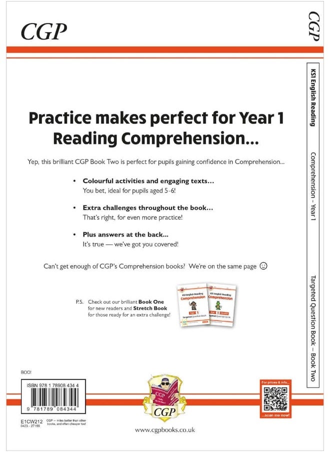 null - New KS1 English Targeted Question Book: Year 1 Reading Comprehension - Book 2 (with Answers) - Image 1