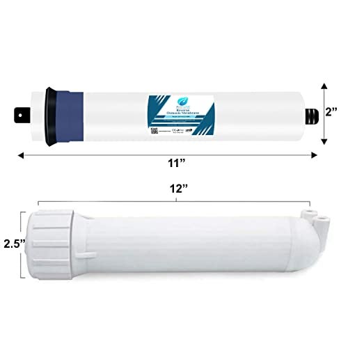 Shapure High 2500 TDS Membrane with housing Spare for All Type of RO Water Purifier (One 80 GPD Membrane) (HOUSING + SHAPURE) - Image 4