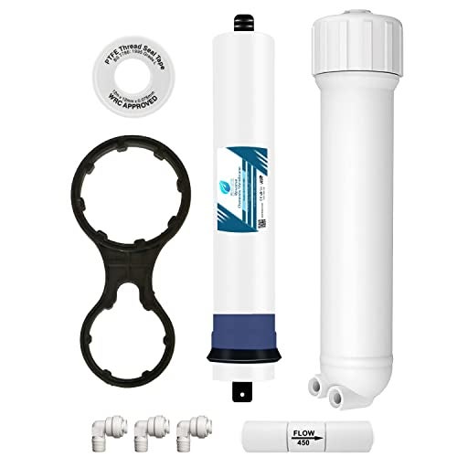 Shapure High 2500 TDS Membrane with housing Spare for All Type of RO Water Purifier (One 80 GPD Membrane) (HOUSING + SHAPURE) - Image 2