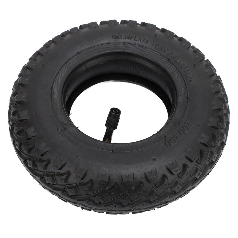 xuancheng 200X50 Tire and Tube Set - Aggressive Tread Design Heavy Duty Replacement Tire Inner Tube for Off-Road Electric Scooter - Image 2