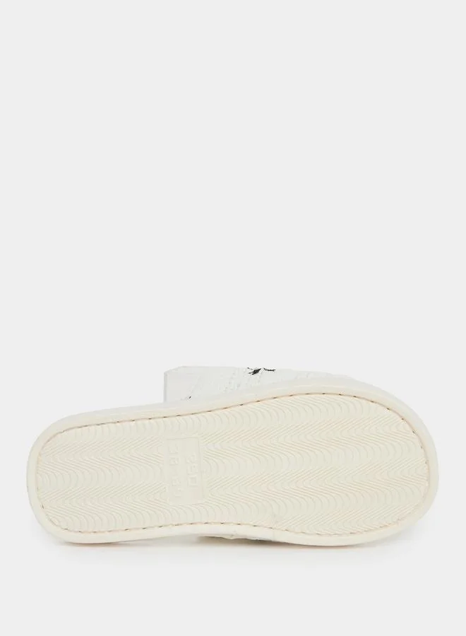 Styli Styli Bow Print Bedroom Slippers