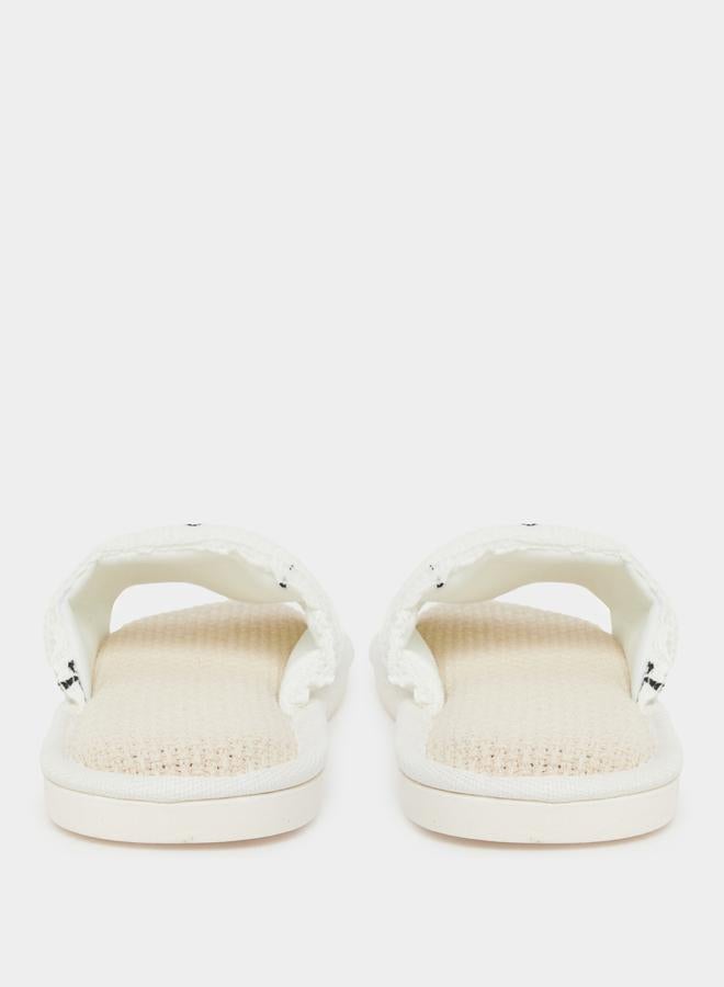 Styli Bow Print Bedroom Slippers - Image 4