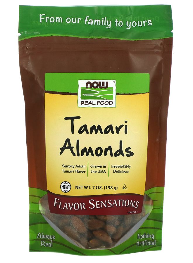 now Real Food Tamari Almonds 7 oz (198 g)