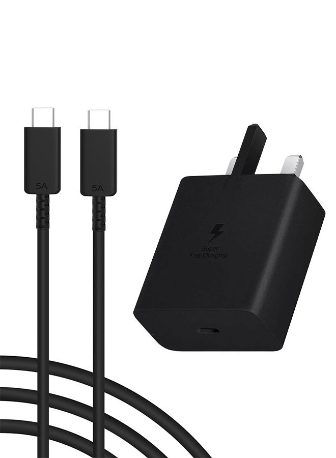 سامسونج محول طاقة 45 واط مع كابل USB-C 5A بطول 1 متر - Image 2