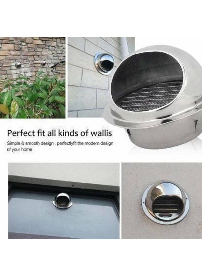 KIRMANI All In One Steel Cowl Cover, Size- 6 inches use for Chimney and 150 mm Exhaust Fan (Silver) - Image 4