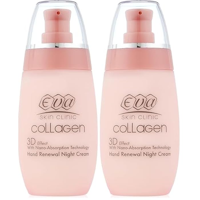 Eva Skin Clinic Collagen Hand Cream 100 Ml (Pack of 2)
