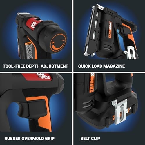 Worx Nitro WX843L 20V Power Share 3/8" Cordless Crown Stapler - Image 5