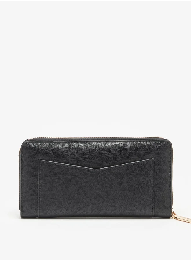 سيليست Women's Textured Zip Around Wallet
