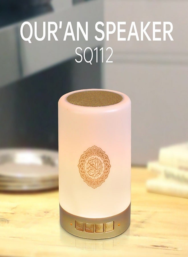 SQ112 Quran Speaker Touch Quran Lamp Bluetooth Speaker AZAN Speaker with Remote Control  - Image 2