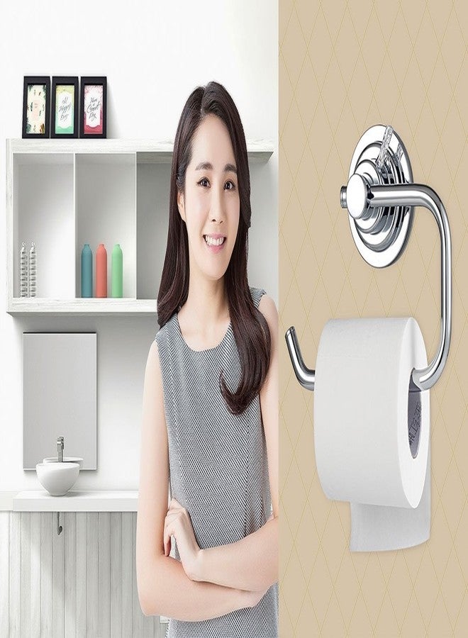 Bopai حامل ورق المرحاض بوباي الحديث مع كوب شفط، قاعدة قابلة للإزالة للحمام والمطبخ. كروم - Image 4