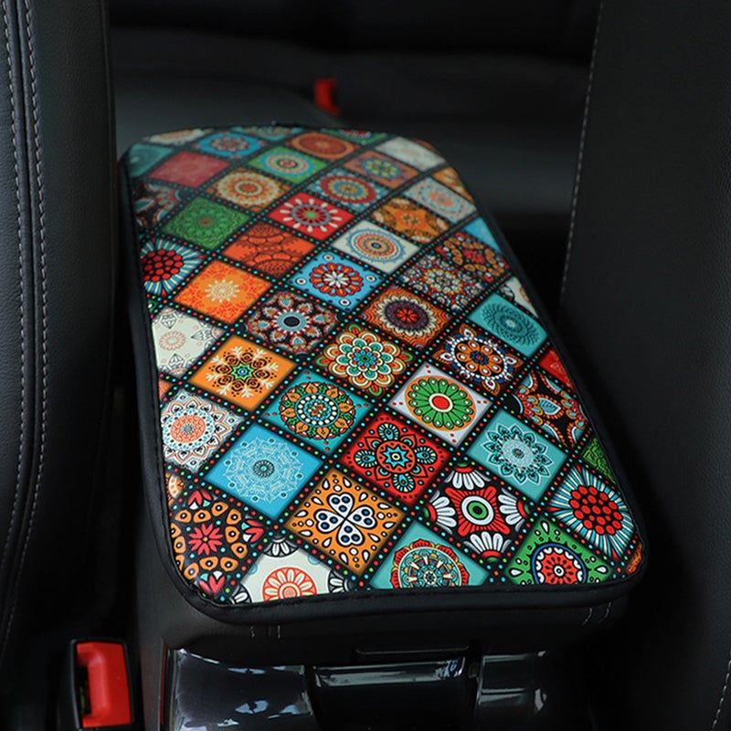 1pc Car Armrest Cover Multi-purpose Cushion Car Armrest Pad Vehicle Armrest Mat - Image 1
