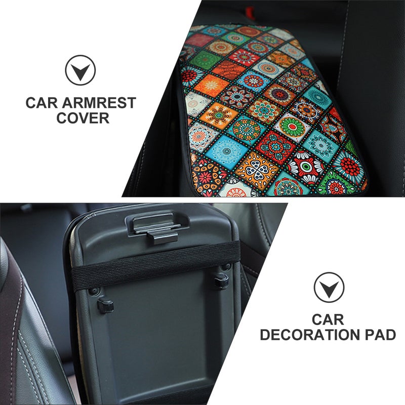 1pc Car Armrest Cover Multi-purpose Cushion Car Armrest Pad Vehicle Armrest Mat - Image 2