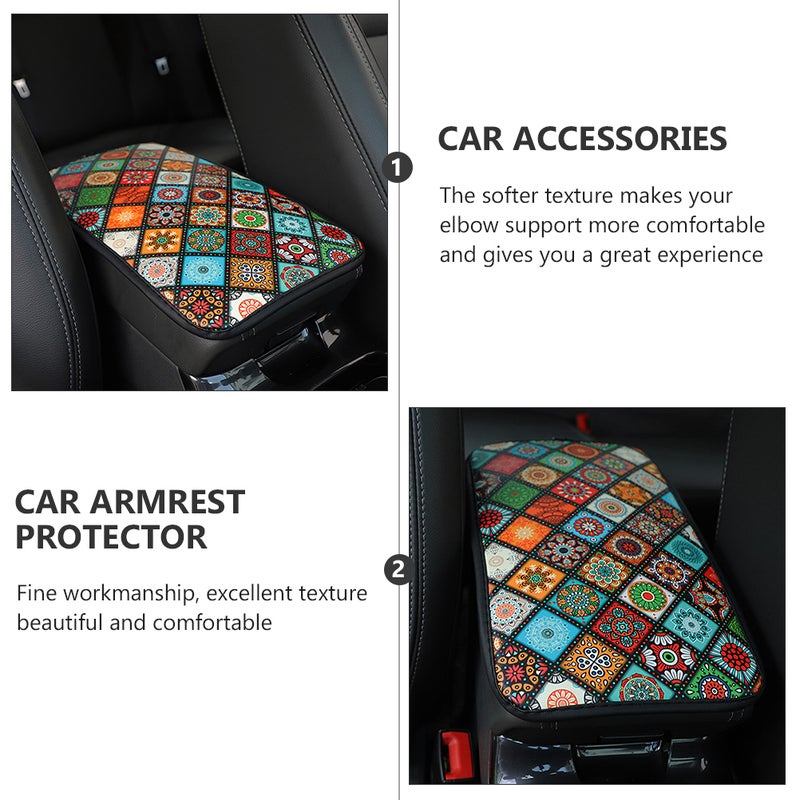 1pc Car Armrest Cover Multi-purpose Cushion Car Armrest Pad Vehicle Armrest Mat - Image 5