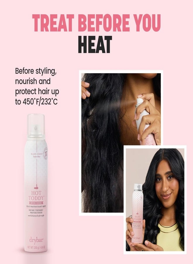 Drybar Hot Toddy Heat Protectant Mist for Hair, Lightweight Formula, Protects from Heated Styling, Straightening and Curling Irons, Blanc Scent, Travel Size, 1.5 Oz. - Image 2