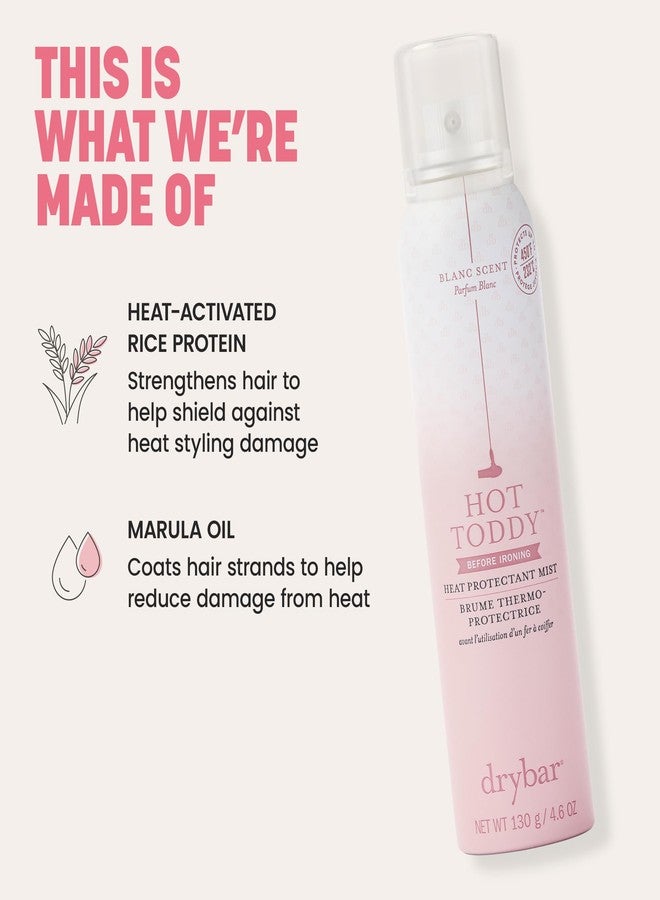 Drybar Hot Toddy Heat Protectant Mist for Hair, Lightweight Formula, Protects from Heated Styling, Straightening and Curling Irons, Blanc Scent, Travel Size, 1.5 Oz. - Image 3