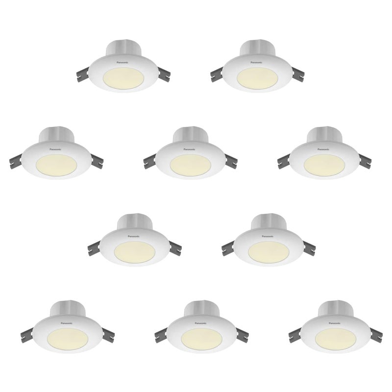 Panasonic 5 Watt LED Deep Junction Downlighter, LED Downlight with 85mm Cut Out, BIS & ROHS Certified, 4KV Surge Protection, Warm White Light (PDLM34053-10) - Image 4