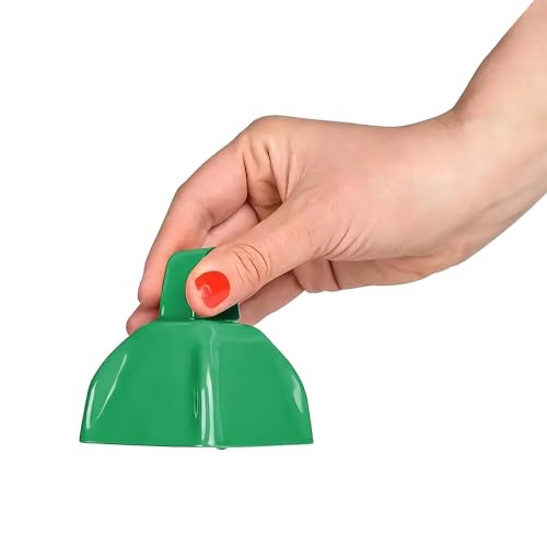 Rhode Island Novelty 3 in Green Metal Cowbell - DZ - Image 3