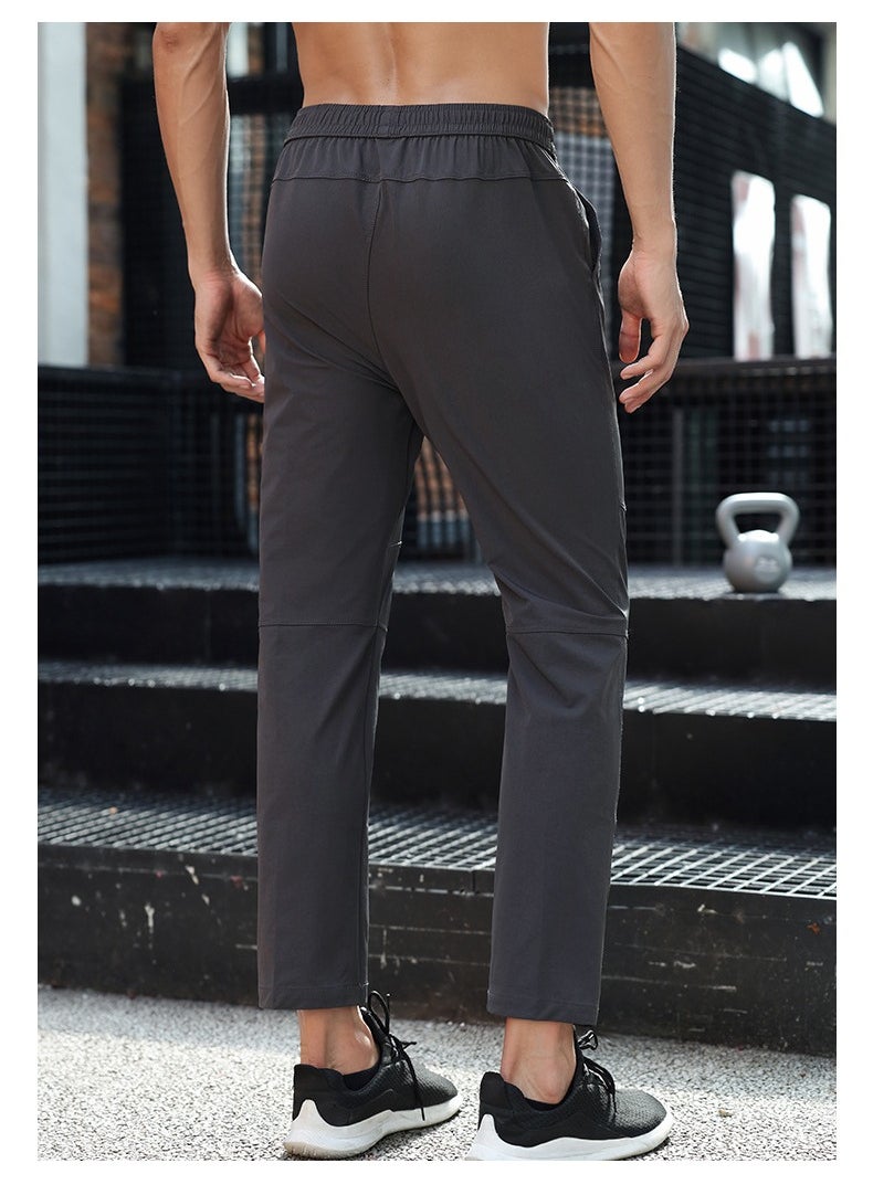 Loquat Spring Men's Sports Pants Slim Straight Pants Mountaineering Outdoor Leisure Sweatpants  - Image 2