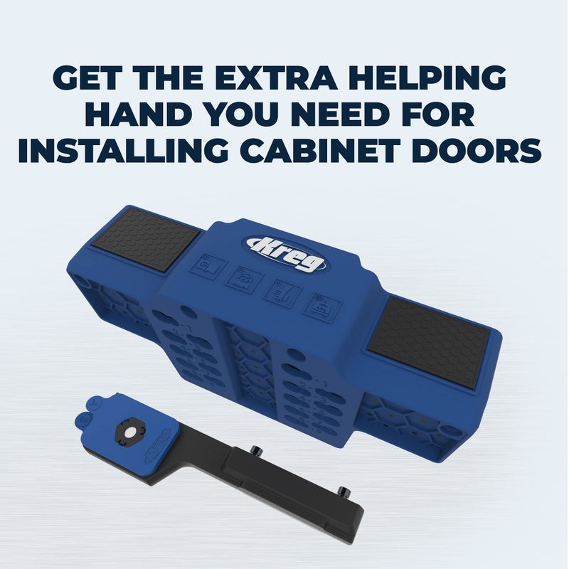 Kreg Kreg KHI-CDIJ Cabinet Door Mounting Jig - for Frameless or Face-Frame Cabinets - Easily Adjustable Cabinet Jig - for Attaching Hinges for Cabinet Doors  - Image 2