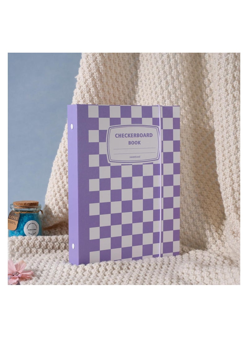 SOLARAE Kpop Photocard Album Holder Book A5 Photocard Binder 120 Pockets with Single Side 30 Pcs Inner 6 Ring Photocard Album K-Pop Album Photo Card Binder Book 4 Photo Style Photo Card Album - Image 5