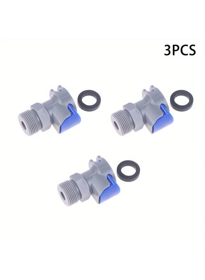 3pcs M10 to M15 Quick Connect Hose Connector Kitchen Faucet Water Pipe Tap Adapter - Image 3