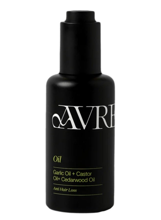 AVRELLE Hair oil with garlic oil & castor oil & cedarwood oil 50ml - Image 1