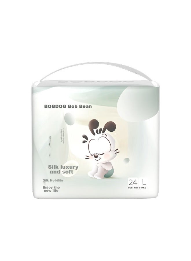 Bobdog Premium Soft Pull-up Diapers, Luxurious Breathable L48 Pieces , Baby Diapers - Image 1