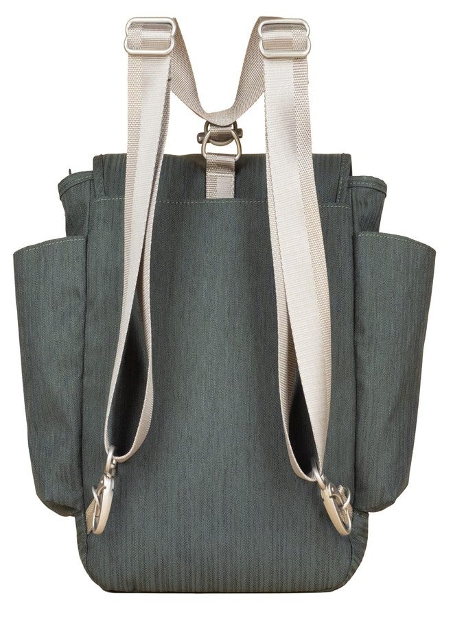 HAIKU To Go Convertible 2.0 Crossbody and Backpack Messenger-Style Travel Bag with Adjustable Shoulder Straps, Dual Pockets, Deep Forest - Image 4