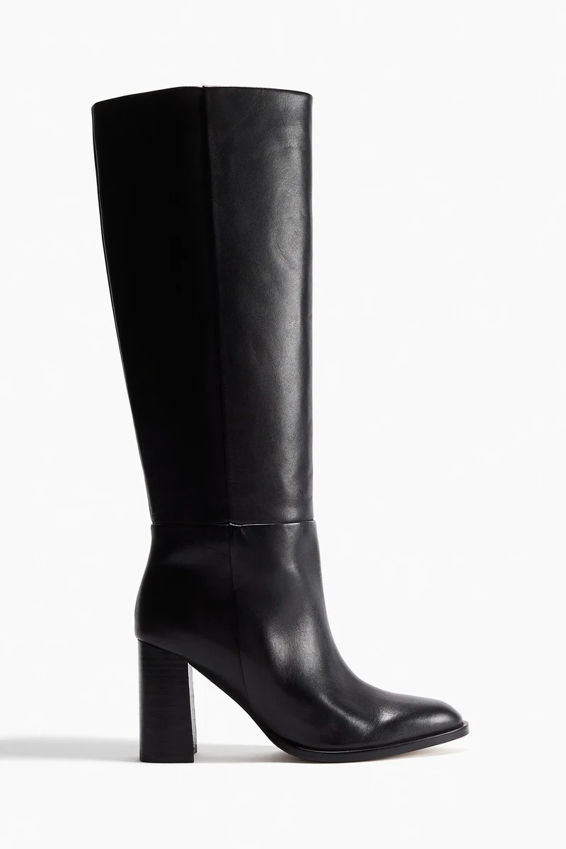H&M Knee-High Leather Boots