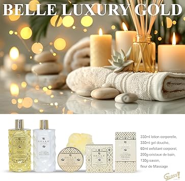 Gloss! Coffret Cadeau pour Femme Produits de Bain Vanille et Tilleul Ide de Cadeau Original pour Femmes Idal Anniversaire Maman Panier de Beaut Soin et Bientre Belle Luxury by Gloss - Image 3