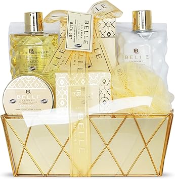Gloss! Coffret Cadeau pour Femme Produits de Bain Vanille et Tilleul Ide de Cadeau Original pour Femmes Idal Anniversaire Maman Panier de Beaut Soin et Bientre Belle Luxury by Gloss - Image 1