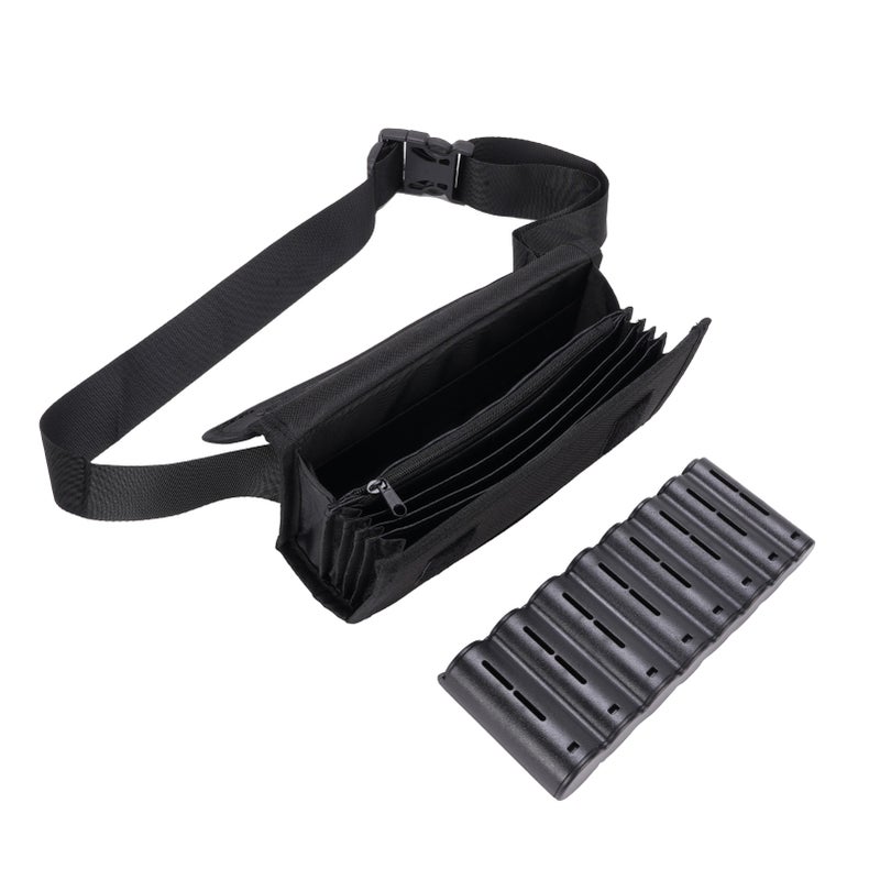 Euro Coin Holder Fanny Pack Oxford Cloth Coin Dispenser Organizer Storage Bag with Belt for Waitress Server Collector - Image 4