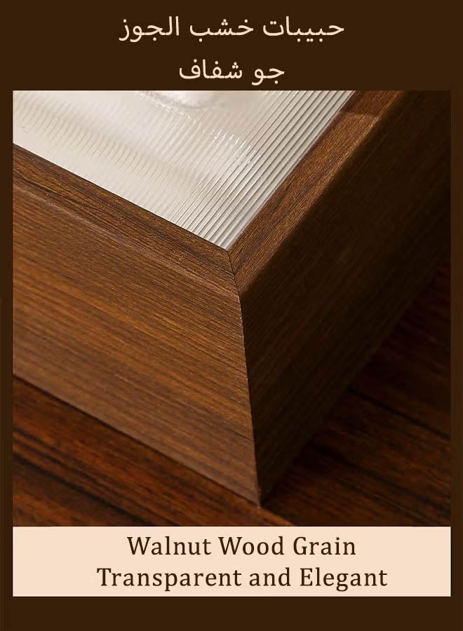 XiuWoo Facial Tissue Paper Box Cover, Wooden Tissue Box Holder, Facial Tissue Case Dispenser, Rectangular Tissue Holder for Home/Office/Car Decoration - Image 5