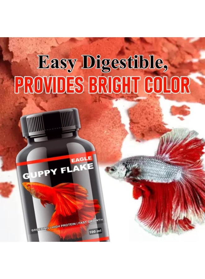 Horizon Eagle Guppy Flakes - 100ml - Image 3