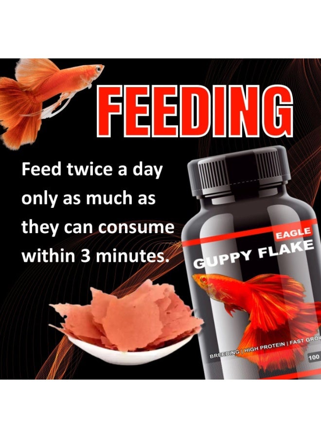 Horizon Eagle Guppy Flakes - 100ml - Image 4