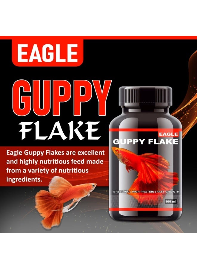 Horizon Eagle Guppy Flakes - 100ml - Image 2