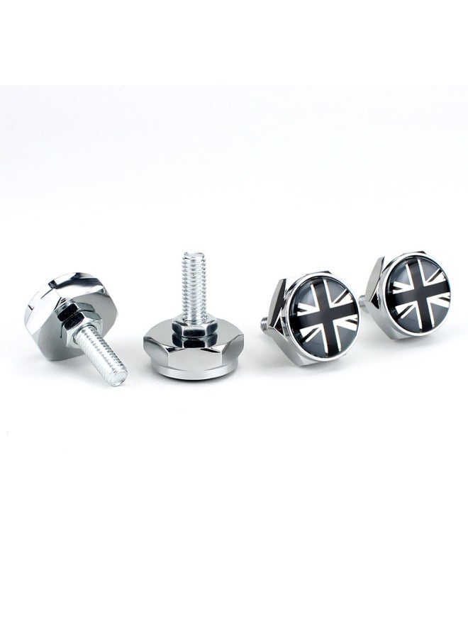 Of New Traffic Regulations License Plate Buckle Anti-theft Fixing Screw With Standard Motor Vehicle License Plate Buckle Fixed License Plate Screw