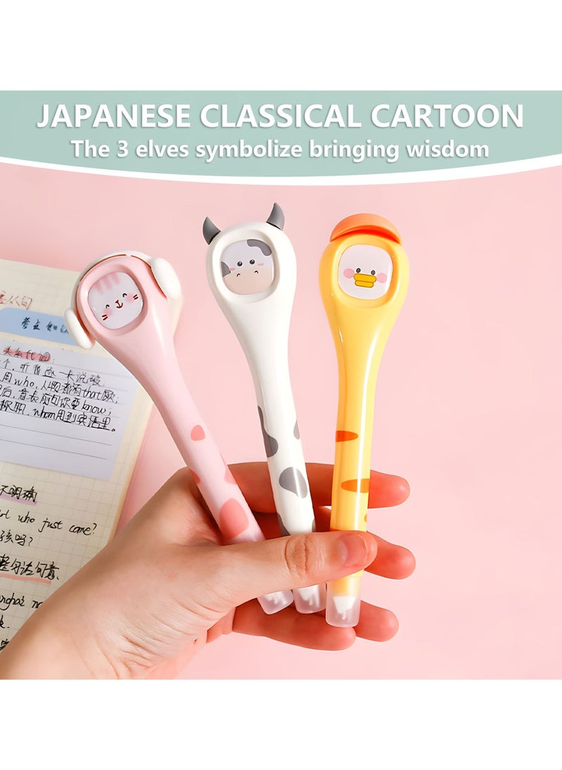 SYOSI White Out Correction Tape Pen Cute Quick Dry White Out Pen with Easy to Use Pen Shaped Applicator for School Home Office Students  - Image 5