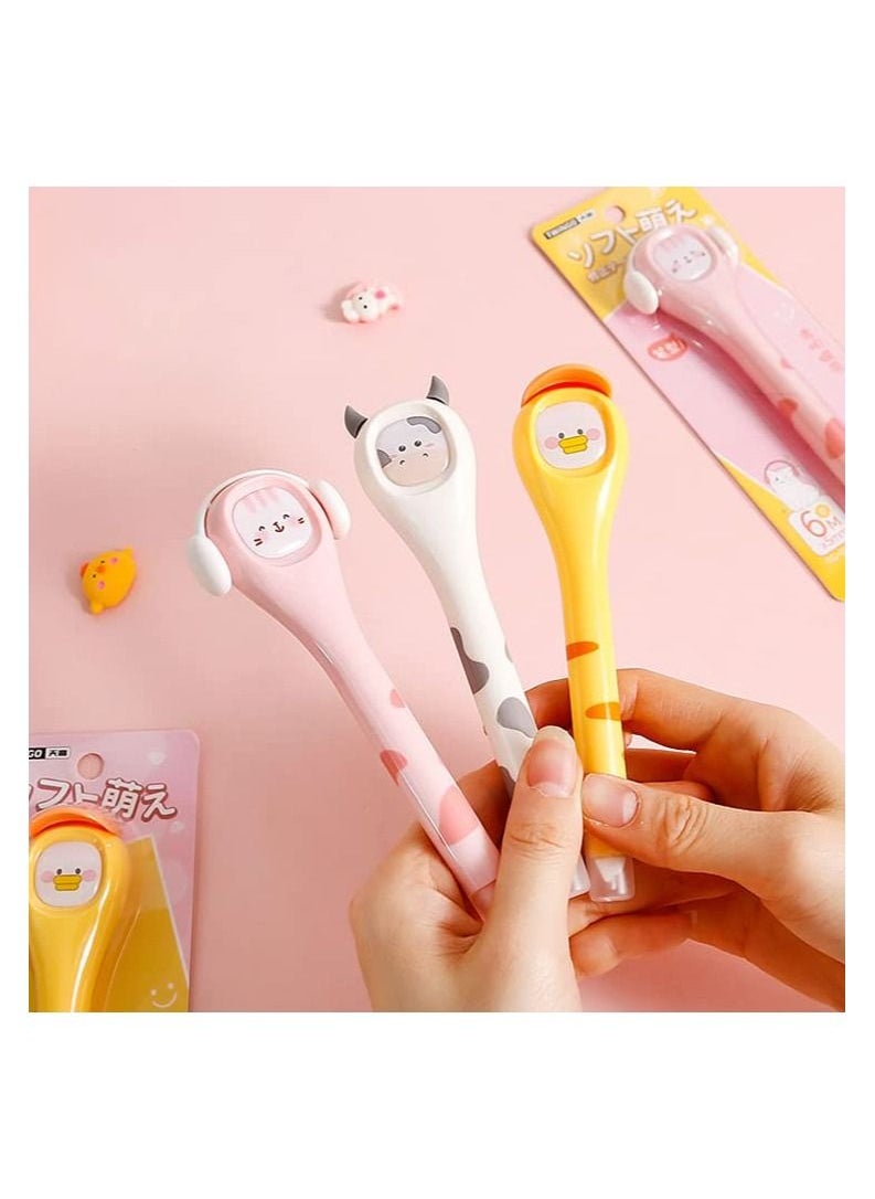 SYOSI White Out Correction Tape Pen Cute Quick Dry White Out Pen with Easy to Use Pen Shaped Applicator for School Home Office Students  - Image 2