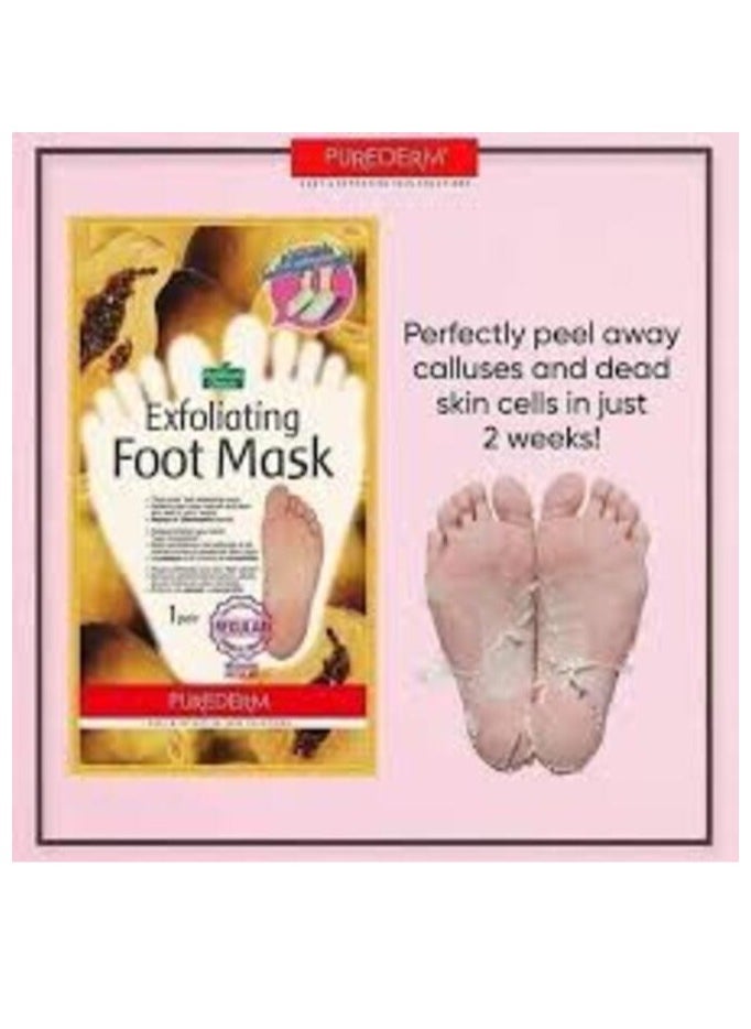 Purederm - Exfoliating Foot Mask Multicolour - Image 1