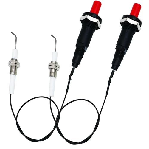 MENSI 11.8” Universal LP Propane Natural Push Button Piezo Igniter Kit for Gas Grill,Range,Heater,Stove Spaker Generator Ignition Set 2PCS/Lot - Image 1