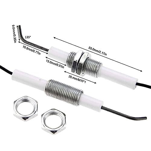 MENSI 11.8” Universal LP Propane Natural Push Button Piezo Igniter Kit for Gas Grill,Range,Heater,Stove Spaker Generator Ignition Set 2PCS/Lot - Image 2