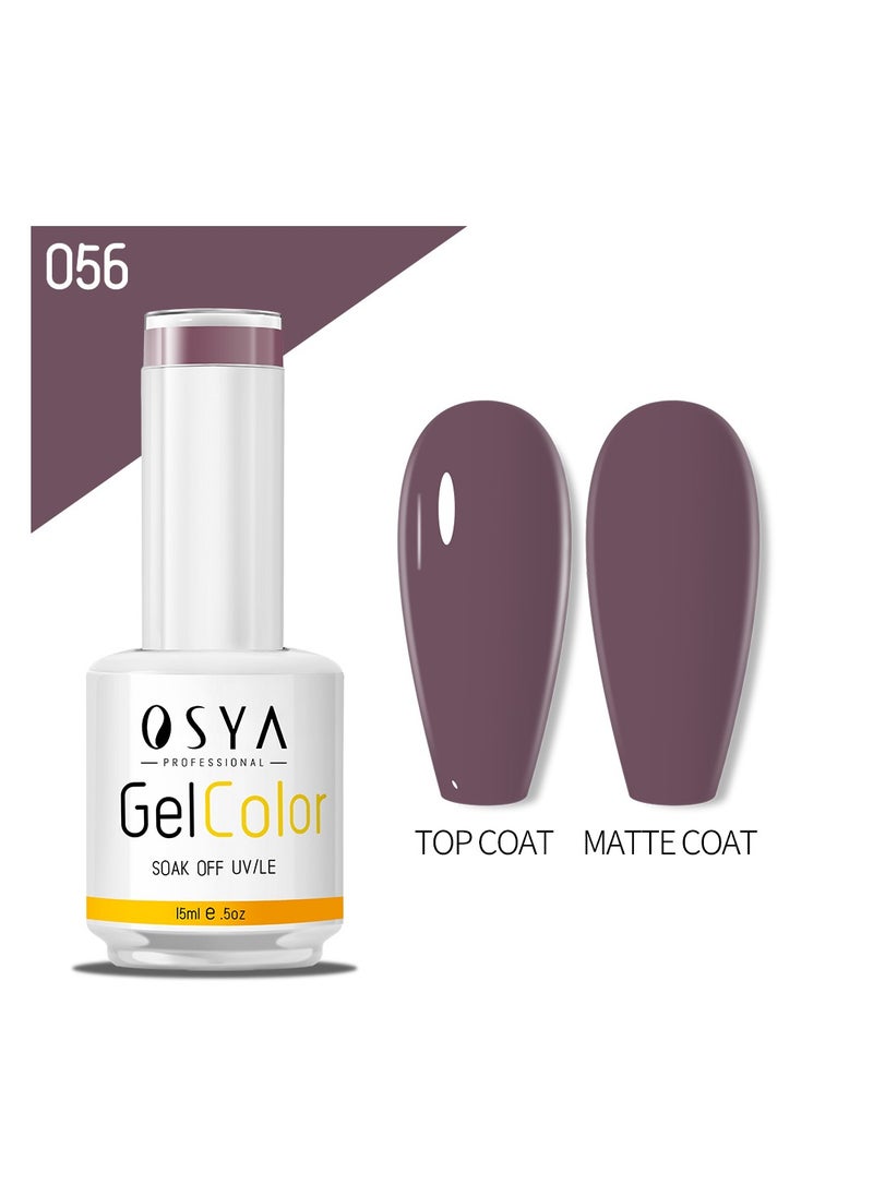 OSYA - gel Nail Polish Collection Soak Off UV&LED CANNI OUTPUT Gel polish 15ml (056) - Image 1