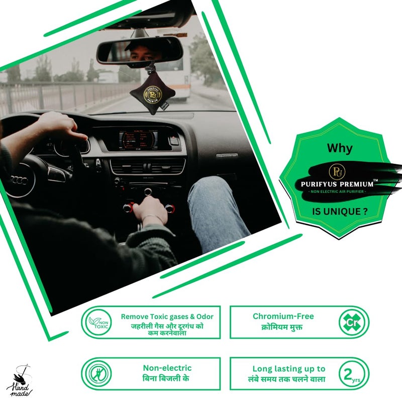 Purifyus Premium GreenI75GramIActivated Carbon Granule Air Purifying BagNatural Odor Absorber For Car Clean And Fresh Indoor Air - Image 3