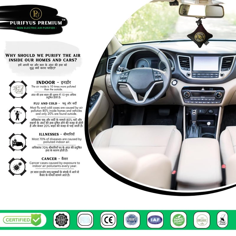Purifyus Premium GreenI75GramIActivated Carbon Granule Air Purifying BagNatural Odor Absorber For Car Clean And Fresh Indoor Air - Image 5