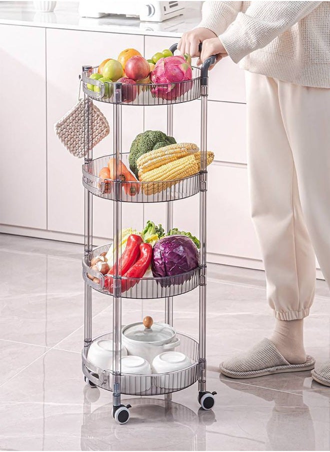 NKX 4 Layered Floor-standing Kitchen Fruit and Vegetable Storage Rack  - Image 4